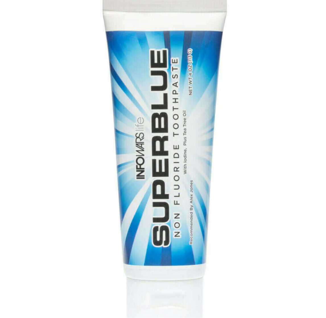 SALE! •  SuperBlue  Non-Fluoride Peppermint Toothpaste