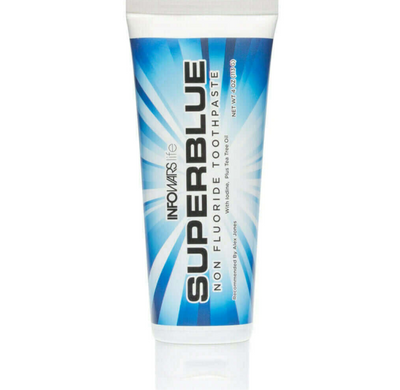 SALE! •  SuperBlue  Non-Fluoride Peppermint Toothpaste