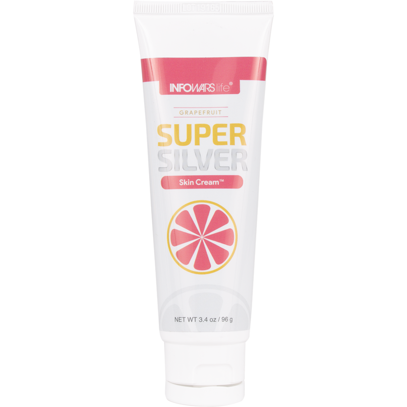 50% OFF • SUPER PRICE! • SUPERSILVER 3.4oz Skin Cream Grapefruit Scent with NANO SILVER and Hyaluronic Acid