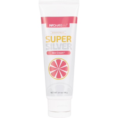 50% OFF • SUPER PRICE! • SUPERSILVER 3.4oz Skin Cream Grapefruit Scent with NANO SILVER and Hyaluronic Acid