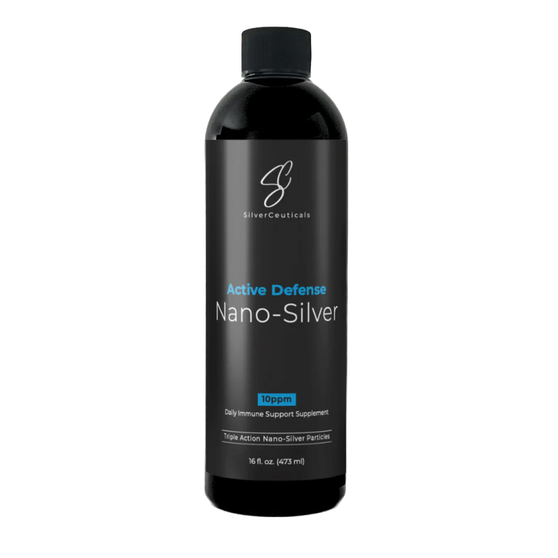 NEW...Active Defense Nano-Silver 10ppm ( 16oz ) Same as SuperSilver SWISH & SWALLOW