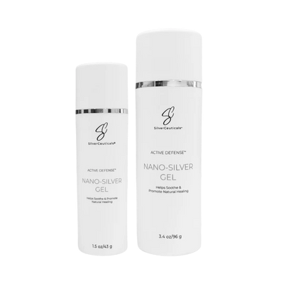 NEW Size!...Active Defense Triple Action 32ppm Nano-Silver Skin Gel... NOW in 2 Sizes