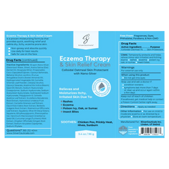 Eczema Therapy & Relief Skin Cream with Nano Silver... Steroid-Free