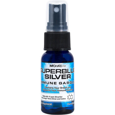 On The Go...SuperBlue SuperSilver 15ppm Triple Action Nano-Silver Immune Support 1oz