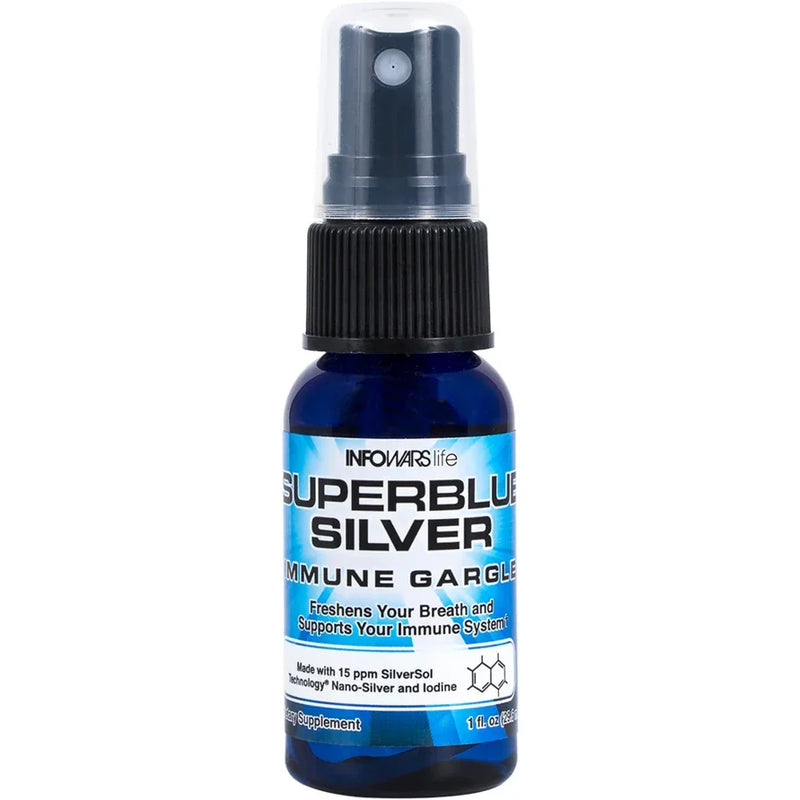 On The Go...SuperBlue SuperSilver 15ppm Triple Action Nano-Silver Immune Support 1oz