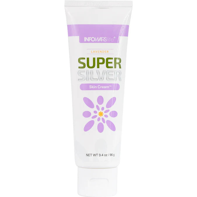 FREE 1.2oz Grapefruit Skin Cream w/ Purchase of SUPERSILVER 3.4oz Lavender Scent Skin Cream with Nano Silver
