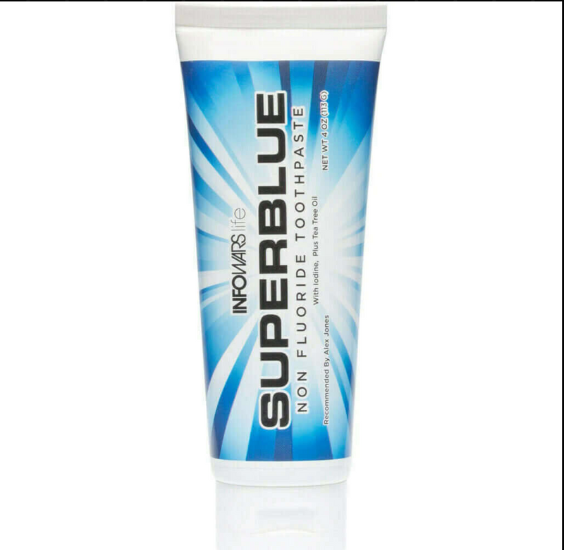 SALE!!! •  SuperBlue Non-Fluoride Toothpaste