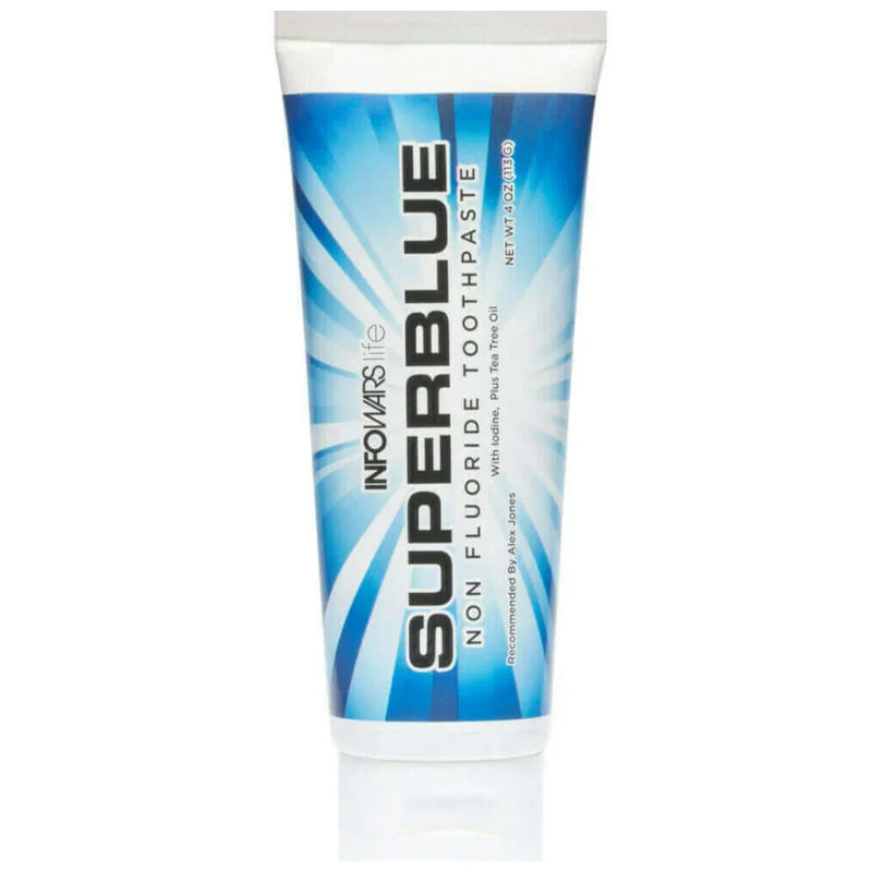 SuperBlue Non-Fluoride Peppermint Toothpaste