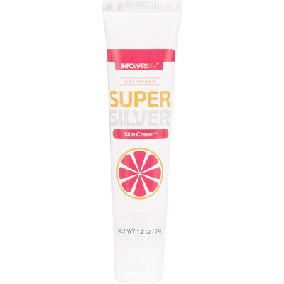 ON SALE!  SUPERSILVER Skin Cream Grapefruit with SILVERSOL® NANO SILVER and Hyaluronic Acid