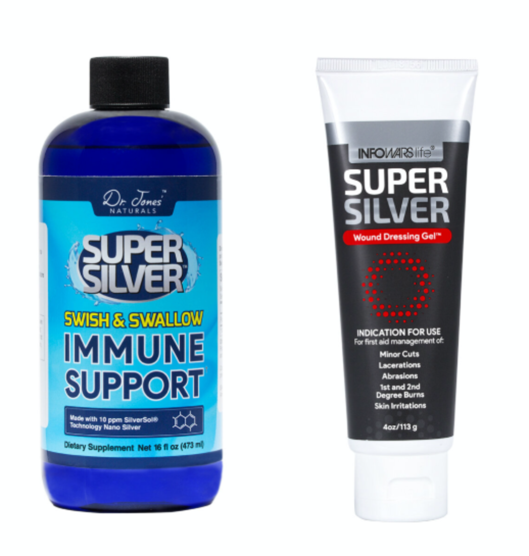 SUPERSILVER Immune Support + SUPERSILVER Wound Dressing Gel™