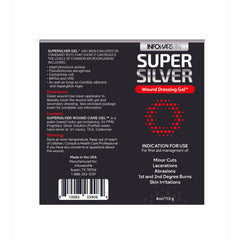 SUPERSILVER Wound Dressing Gel™ FIRST AID and SUNBURN RELIEF with SILVERSOL® NANO SILVER