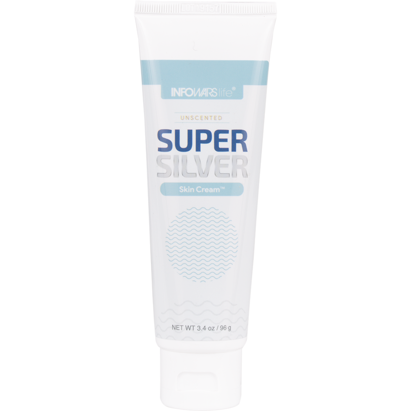 ON SALE!  SUPERSILVER Skin Cream Unscented with SILVERSOL® NANO SILVER and Hyaluronic Acid