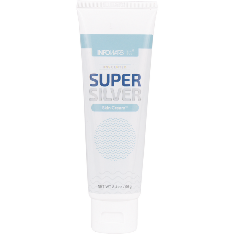 SALE * SUPERSILVER Skin Cream Unscented with SILVERSOL® NANO SILVER and Hyaluronic Acid