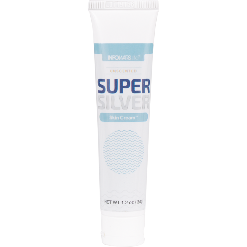 ON SALE!  SUPERSILVER Skin Cream Unscented with SILVERSOL® NANO SILVER and Hyaluronic Acid